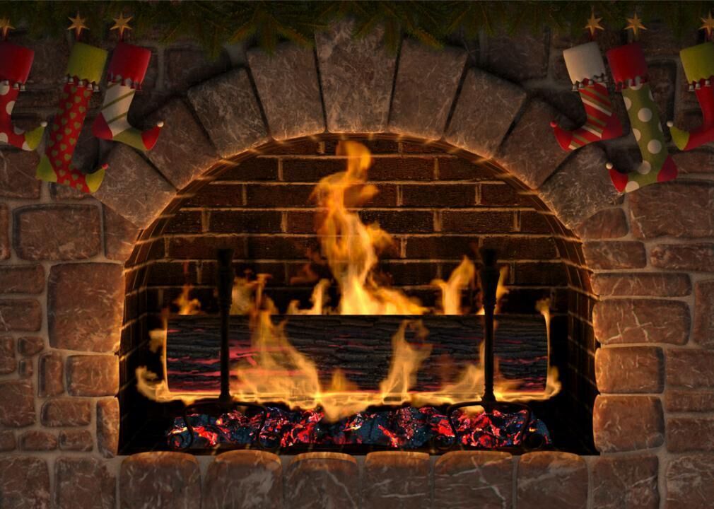 New York City: Televised Yule log